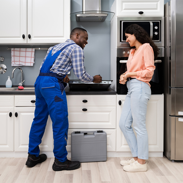 can you provide an estimate for cooktop repair before beginning any work in Amboy